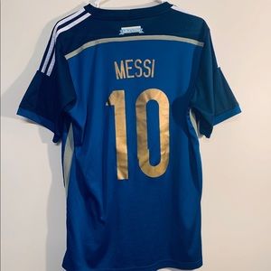 Adidas Argentina 'MESSI 10' Replica Soccer Jersey